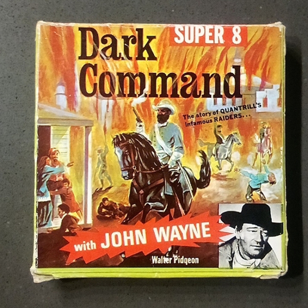 8 mm film Dark Command with John Wayne